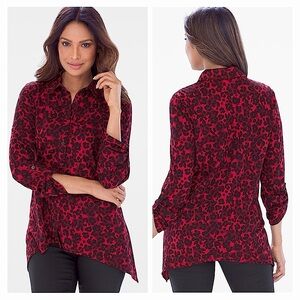 Soma Leopard Print Swing Shirt